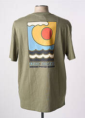 T-shirt vert PROTEST pour homme seconde vue