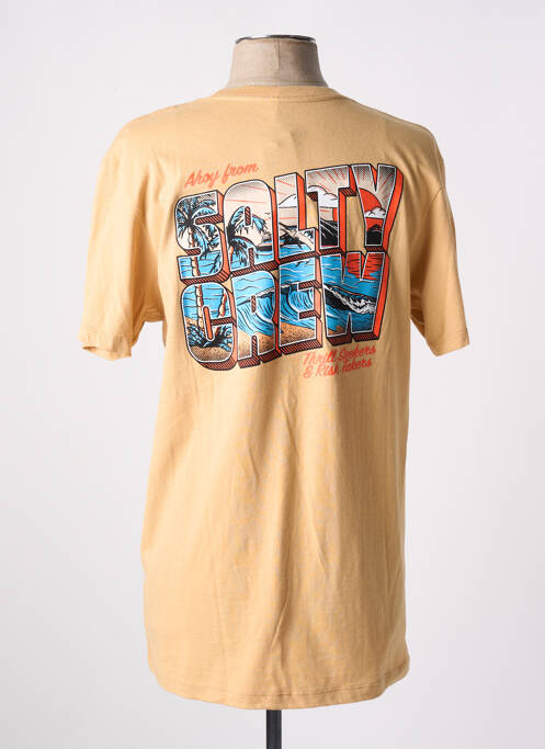 T-shirt beige SALTY CREW pour homme