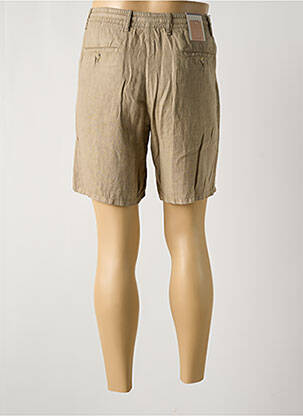 Bermuda coupe droite beige LCDN homme