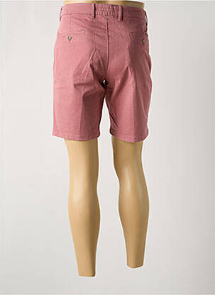 Bermuda coupe droite rose LCDN homme