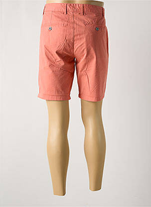 Bermuda coupe droite orange WAXX homme