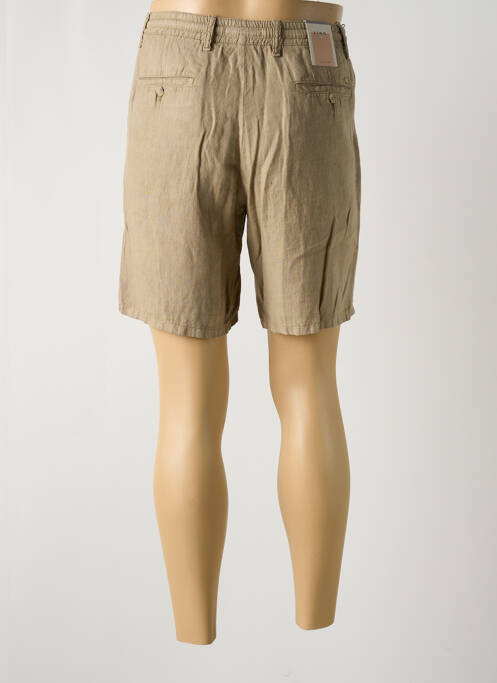 Bermuda coupe droite beige LCDN homme