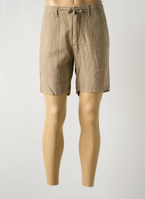Bermuda beige LCDN pour homme