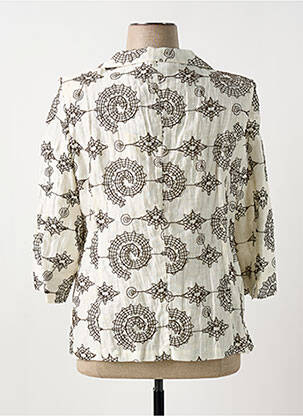 Veste chic manches 3/4 beige ALAIN WEIZ femme