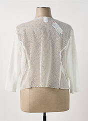 Gilet manches longues blanc GEVANA pour femme seconde vue