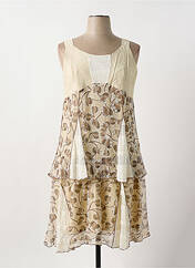 Robe mi-longue beige QUATTRO pour femme seconde vue