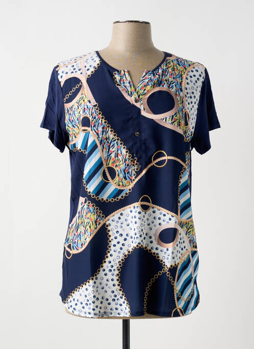 Blouse bleu GALMALLA pour femme