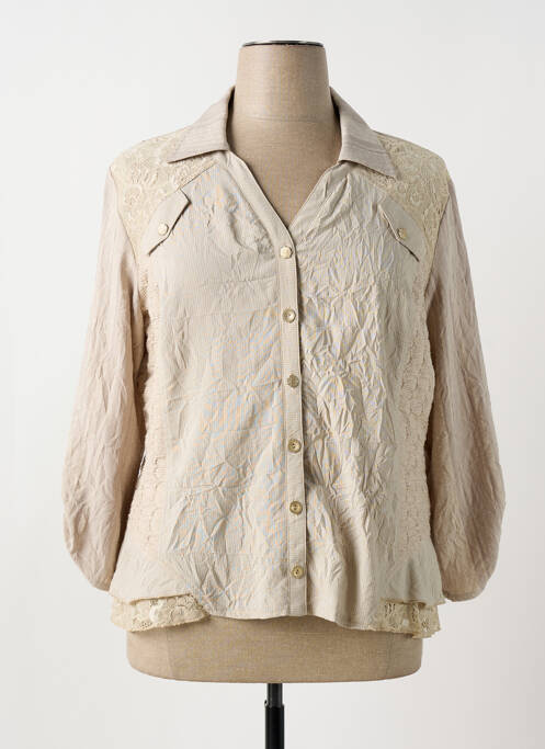 Chemisier beige QUATTRO pour femme