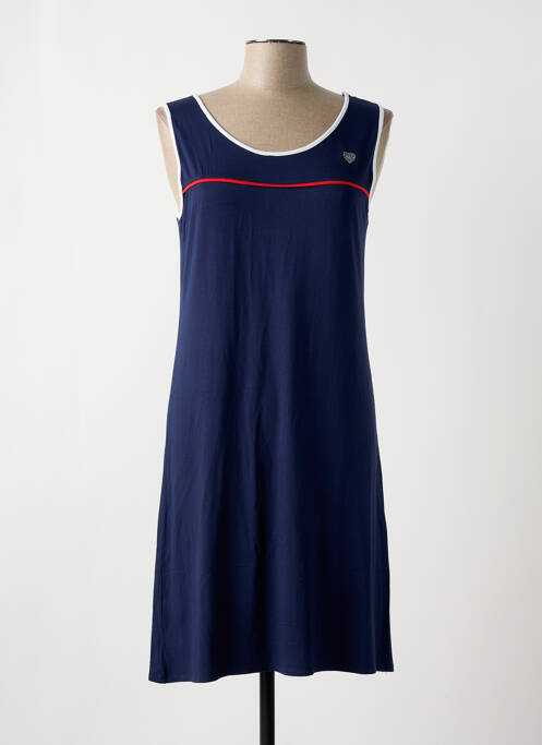 Robe mi-longue bleu GALMALLA pour femme