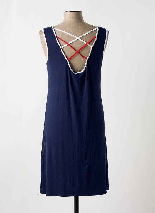Robe mi-longue bleu GALMALLA pour femme