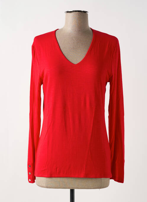 T-shirt rouge MARBLE pour femme