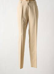 Pantalon slim beige CHRISTIAN MARRY pour femme seconde vue