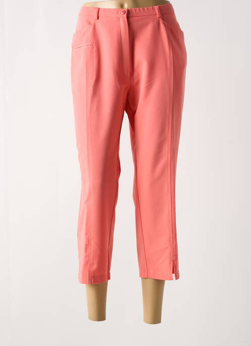 Pantacourt orange CHRISTIAN MARRY pour femme