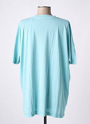 T-shirt col rond manches courtes bleu AMERICAN VINTAGE femme