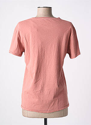 T-shirt coupe droite manches courtes rose AMERICAN VINTAGE femme