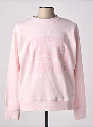 Sweat-shirt manches longues manches longues rose GERTRUDE + GASTON homme