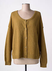 Gilet manches longues jaune AMERICAN VINTAGE pour femme seconde vue