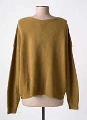 Gilet manches longues jaune AMERICAN VINTAGE pour femme seconde vue