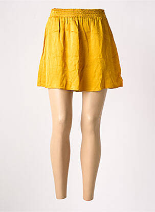 Jupe courte jaune AMERICAN VINTAGE pour femme