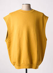Sweat-shirt jaune AMERICAN VINTAGE pour homme seconde vue
