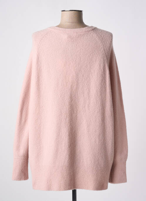 Gilet manches longues rose AMERICAN VINTAGE pour femme