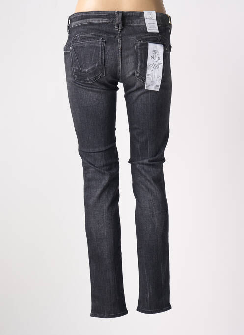 Jeans coupe slim gris LE TEMPS DES CERISES pour femme