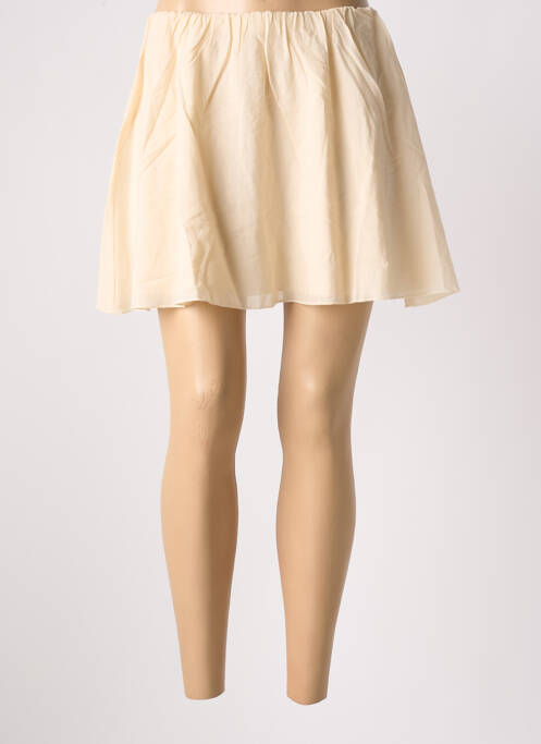 Jupe courte beige AMERICAN VINTAGE pour femme