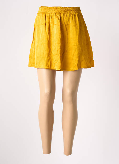 Jupe courte jaune AMERICAN VINTAGE pour femme