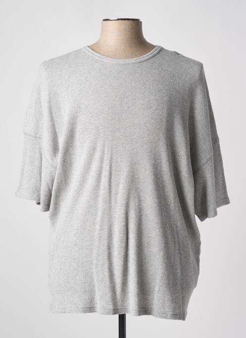 T-shirt gris AMERICAN VINTAGE pour homme
