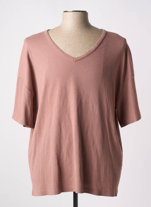 T-shirt marron AMERICAN VINTAGE pour homme