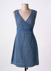Robe courte bleu OSCALITO pour femme seconde vue