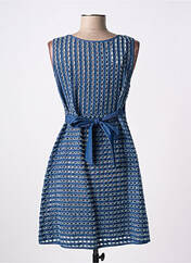Robe courte bleu OSCALITO pour femme seconde vue