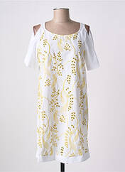 Robe mi-longue blanc OSCALITO pour femme seconde vue