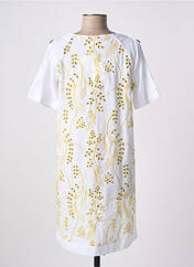 Robe mi-longue blanc OSCALITO pour femme seconde vue