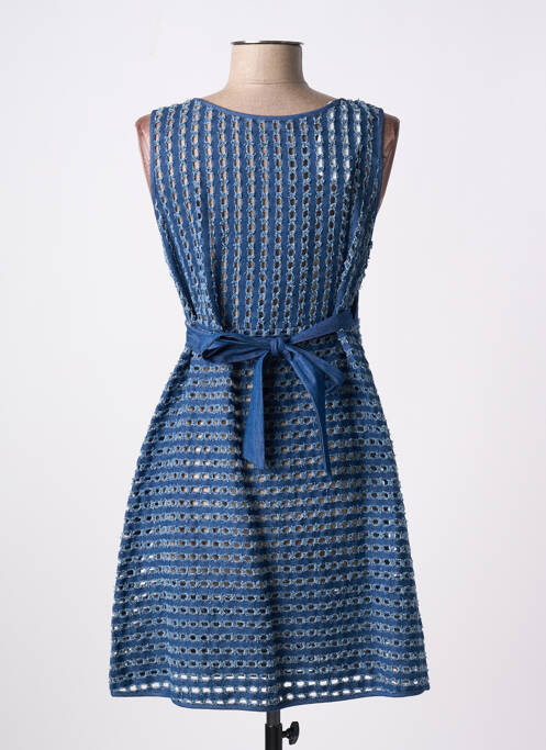 Robe courte bleu OSCALITO pour femme