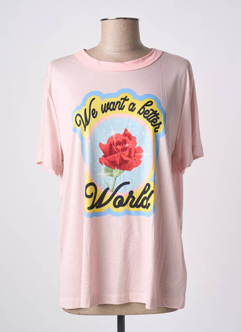 T-shirt rose VIKTOR & ROLF pour femme