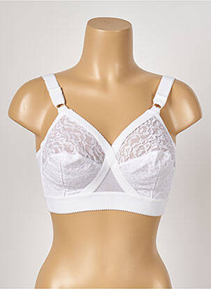 Soutien-gorge légère et transparente haut soutien-gorge emboitant blanc PLAYTEX femme