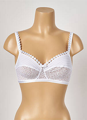 Soutien-gorge légère et transparente haut soutien-gorge emboitant blanc LEJABY femme