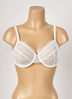 Soutien-gorge légère et transparente haut soutien-gorge emboitant beige SIMONE PERELE femme