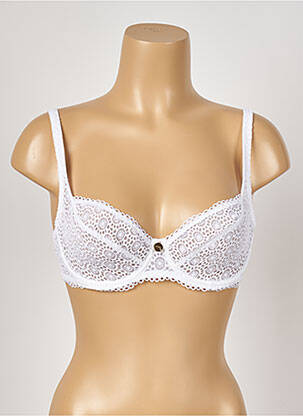 Soutien-gorge légère et transparente haut soutien-gorge emboitant blanc ANTIGEL femme