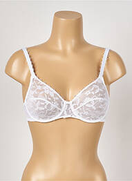 Soutien-gorge légère et transparente haut soutien-gorge emboitant blanc LEJABY femme