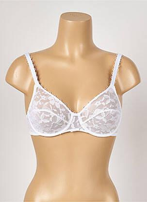 Soutien-gorge légère et transparente haut soutien-gorge emboitant blanc LEJABY femme
