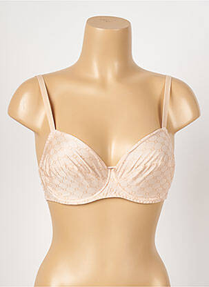 Soutien-gorge effet matière satinée haut soutien-gorge emboitant chair ANTIGEL femme