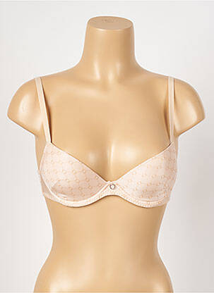Soutien-gorge effet matière satinée haut soutien-gorge push-up rose ANTIGEL femme