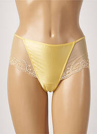 Shorty tissage satiné jaune LISE CHARMEL femme