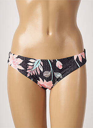 Bas de maillot de bain imprimé fleurs culotte noir SEAFOLLY femme