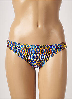 Bas de maillot de bain imprimé fantaisie culotte bleu ANTIGEL femme