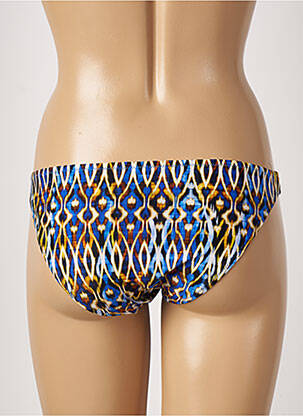 Bas de maillot de bain imprimé fantaisie culotte bleu ANTIGEL femme
