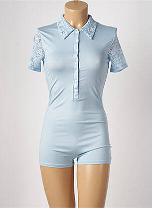 Pyjashort manches courtes bleu VIKTOR & ROLF X CALIDA femme