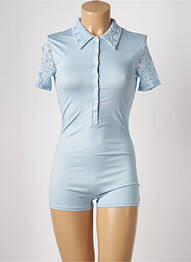 Pyjashort manches courtes bleu VIKTOR & ROLF X CALIDA femme